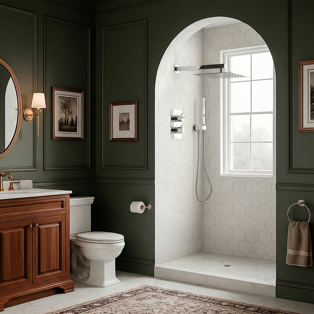 EVERSTEIN Thermostatic Shower System with Handheld
