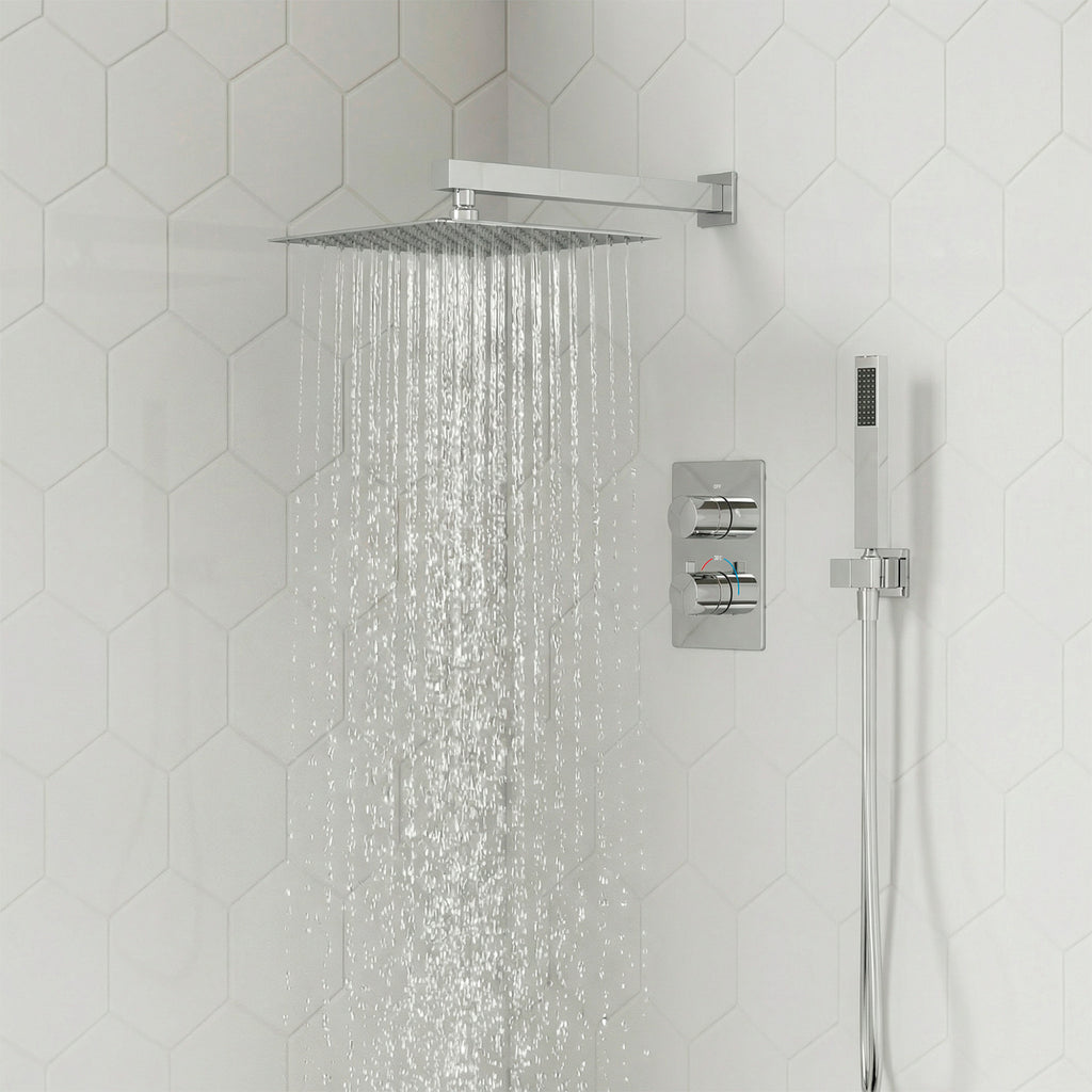 EVERSTEIN Thermostatic Shower System with Handheld