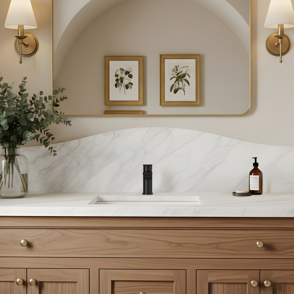 EVERSTEIN Single-Hole Bathroom Sink Faucet