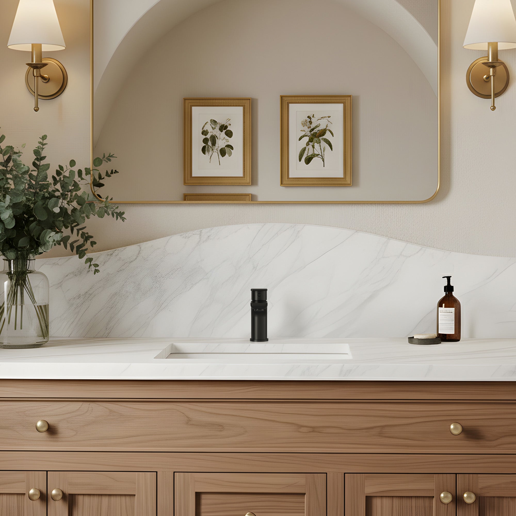 EVERSTEIN Single-Hole Bathroom Sink Faucet