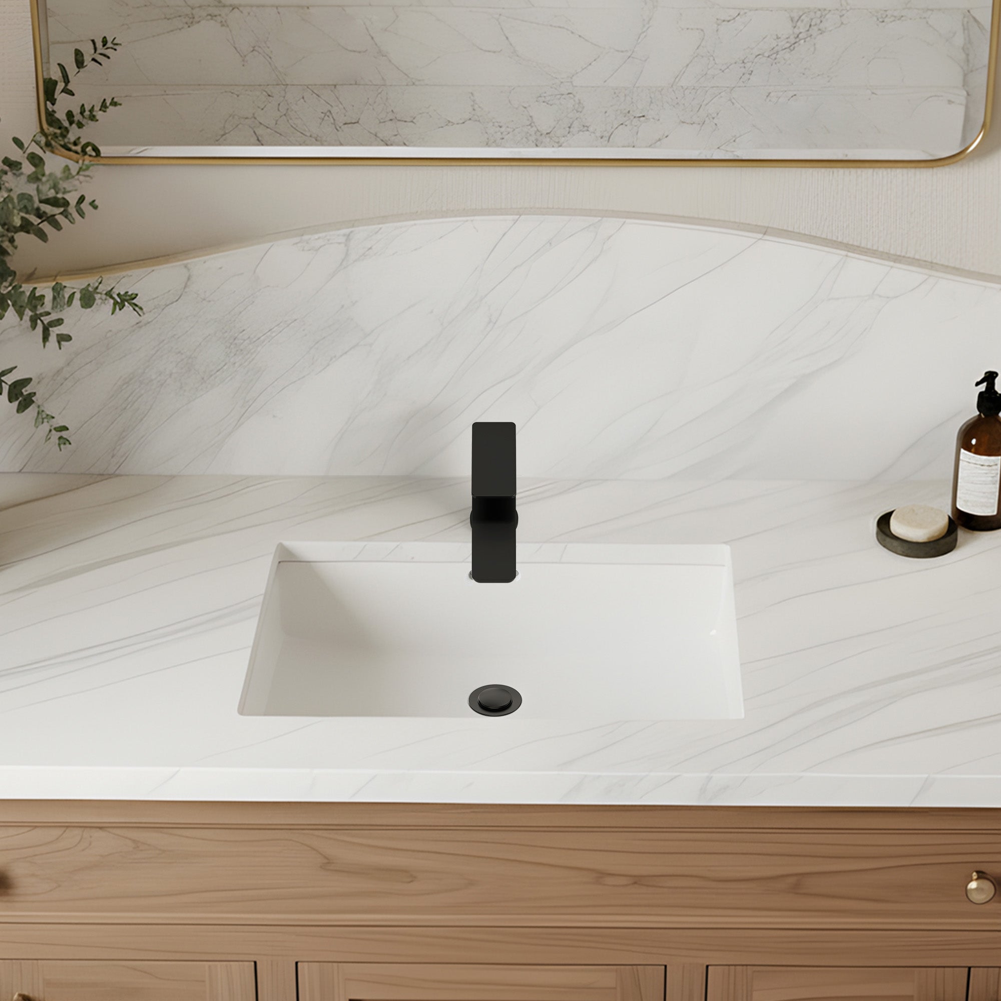 EVERSTEIN Single-Hole Bathroom Sink Faucet