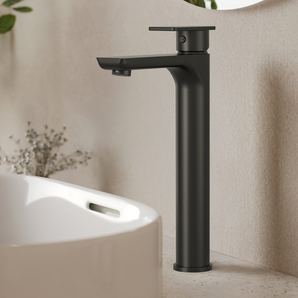 EVERSTEIN Single-Hole Bathroom Vessel Sink Faucet
