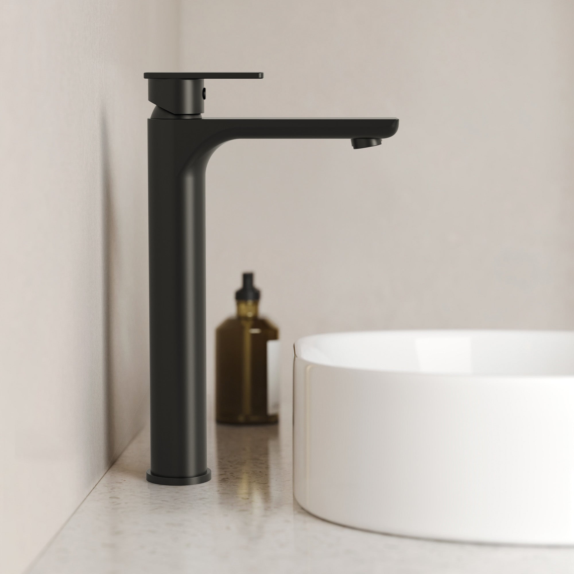 EVERSTEIN Single-Hole Bathroom Vessel Sink Faucet