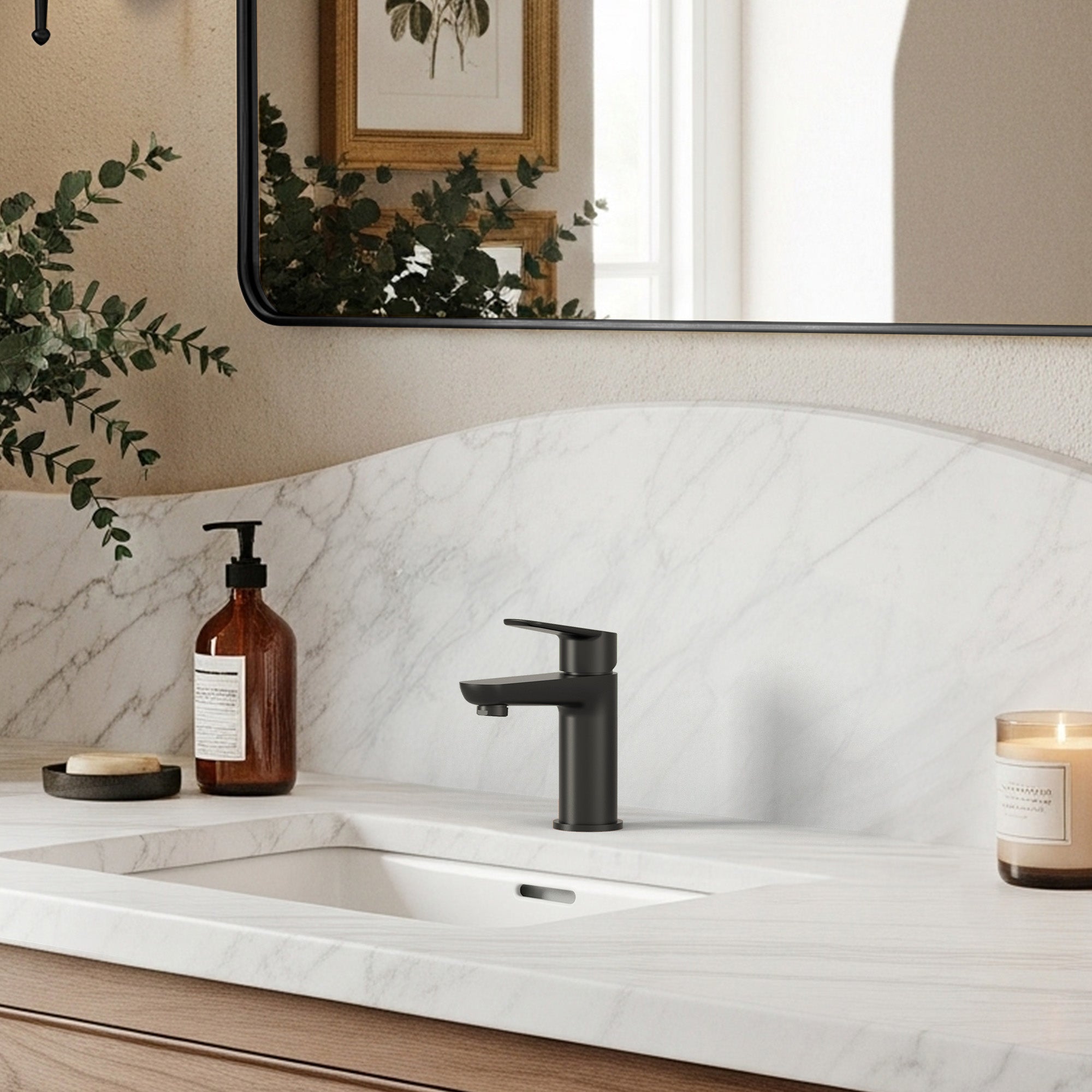 EVERSTEIN Single-Handle Bathroom Sink Faucet