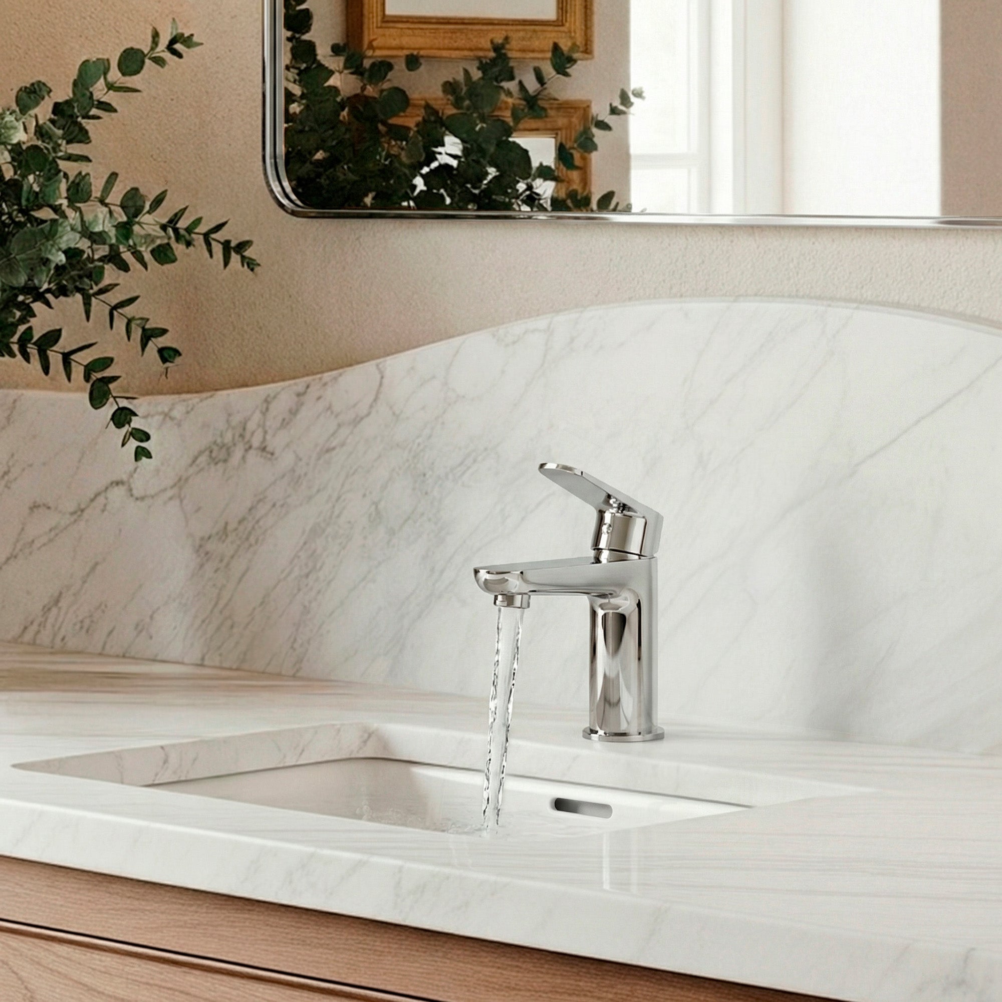 EVERSTEIN Single-Handle Bathroom Sink Faucet