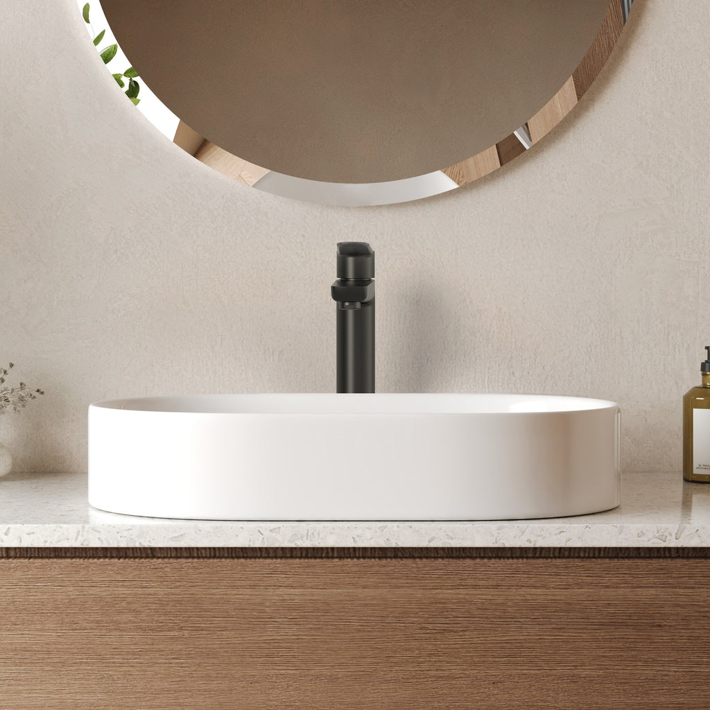EVERSTEIN Single-Handle Bathroom Vessel Sink Faucet