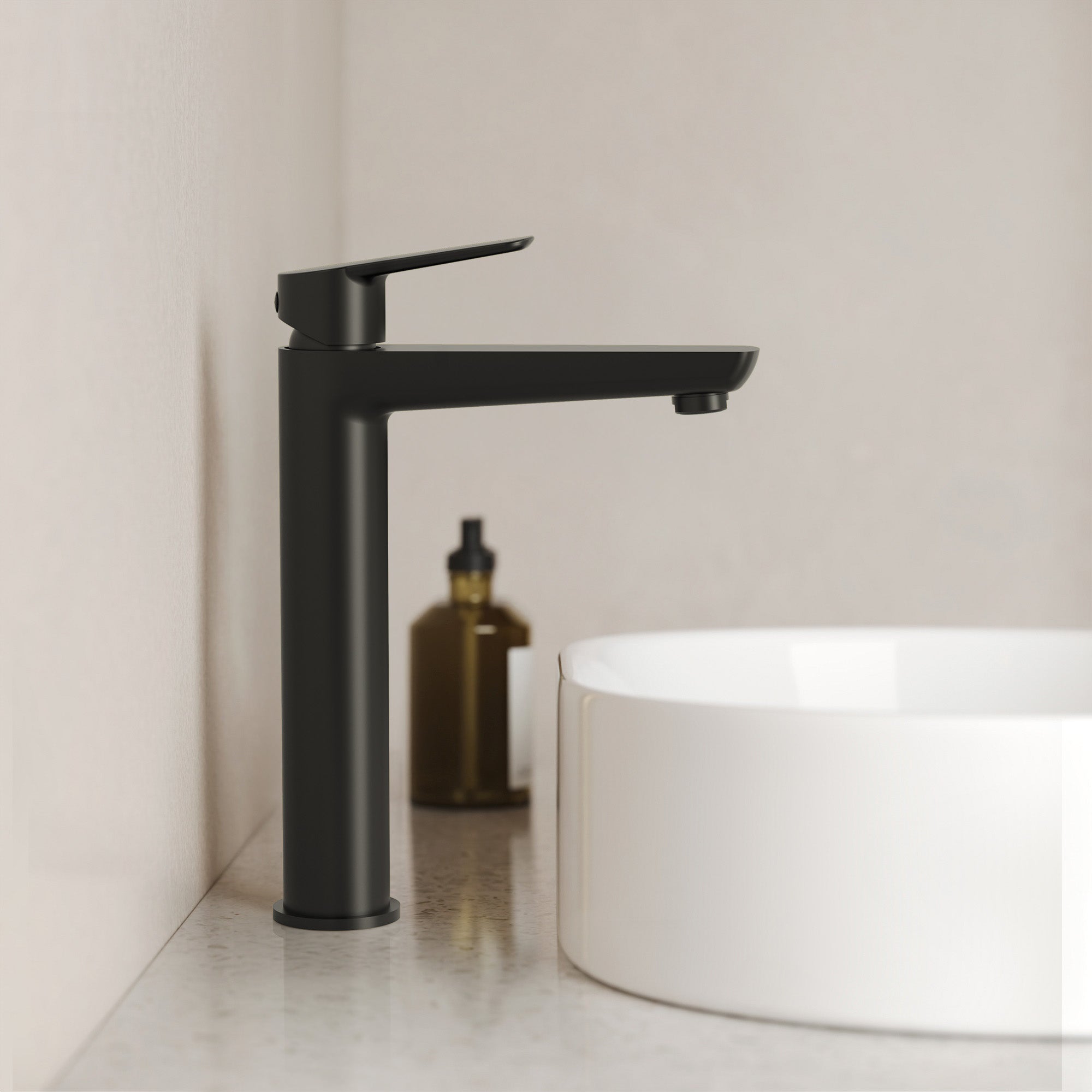 EVERSTEIN Single-Handle Bathroom Vessel Sink Faucet