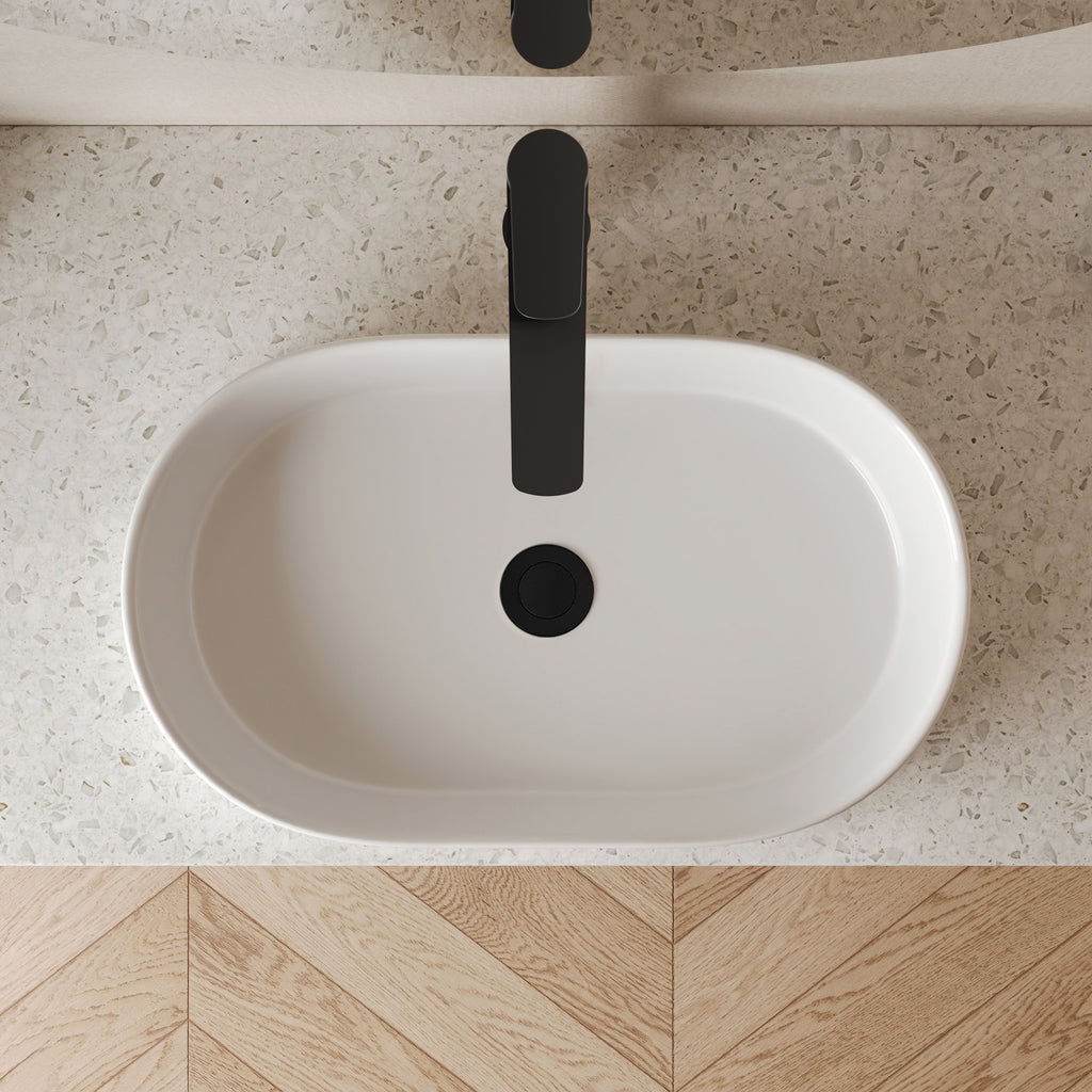 EVERSTEIN Single-Handle Bathroom Vessel Sink Faucet