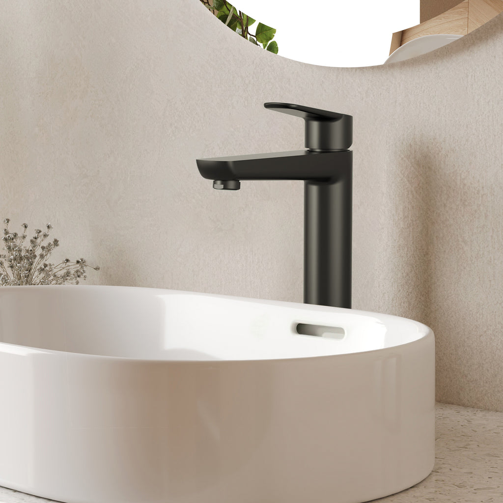 EVERSTEIN Single-Handle Bathroom Vessel Sink Faucet