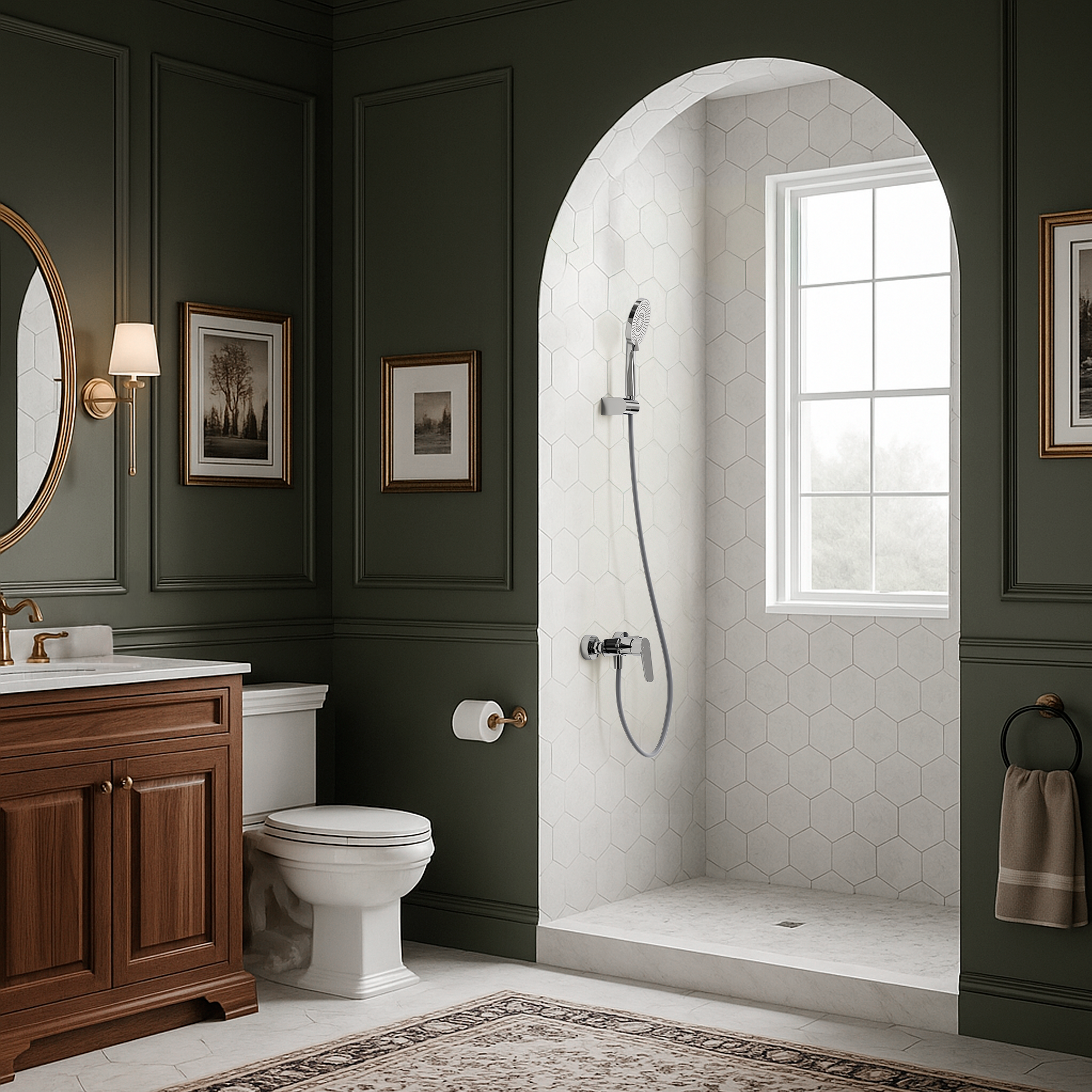 EVERSTEIN Exposed Shower System with Handheld