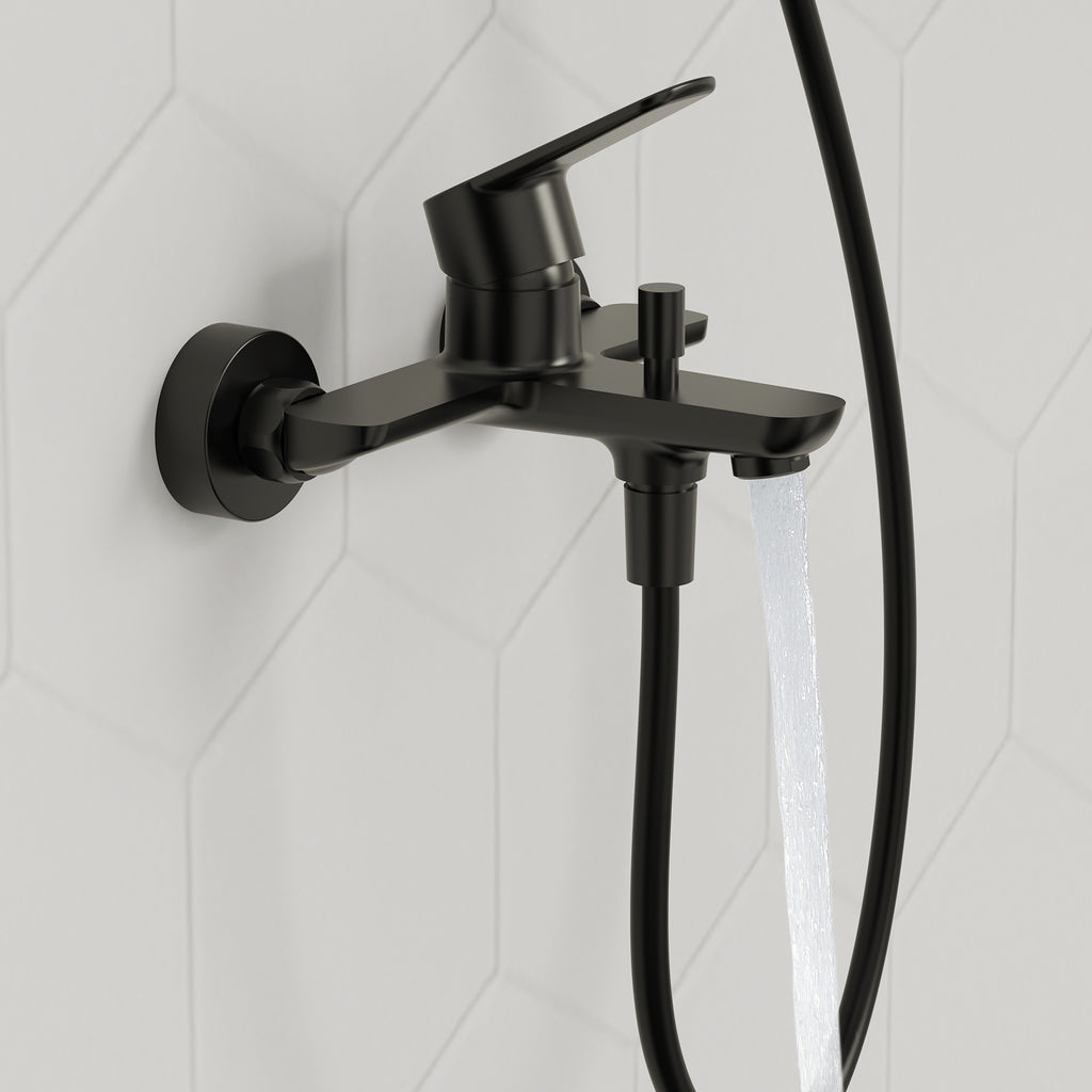 EVERSTEIN Bathtub Faucet with Hand Shower