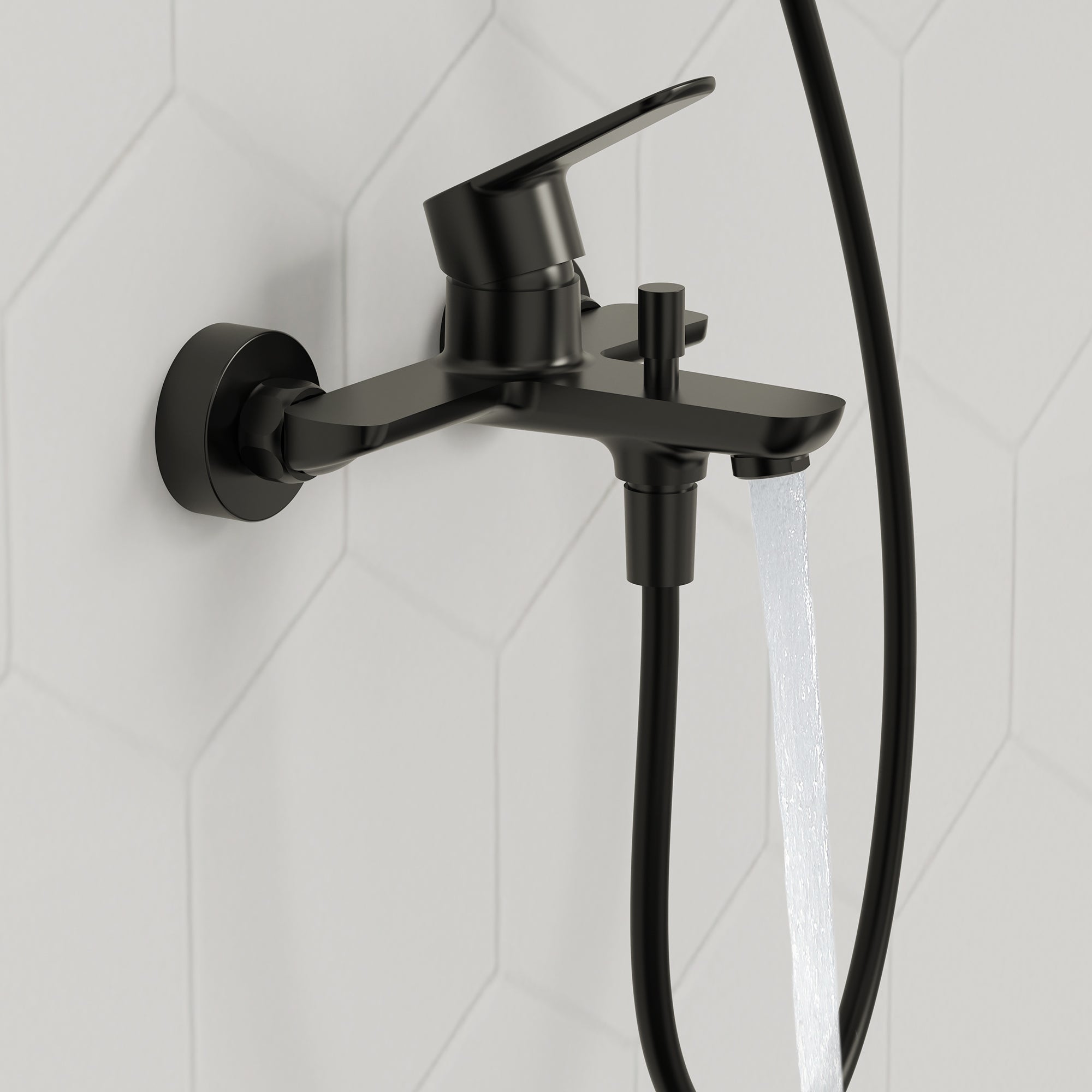 EVERSTEIN Bathtub Faucet with Hand Shower