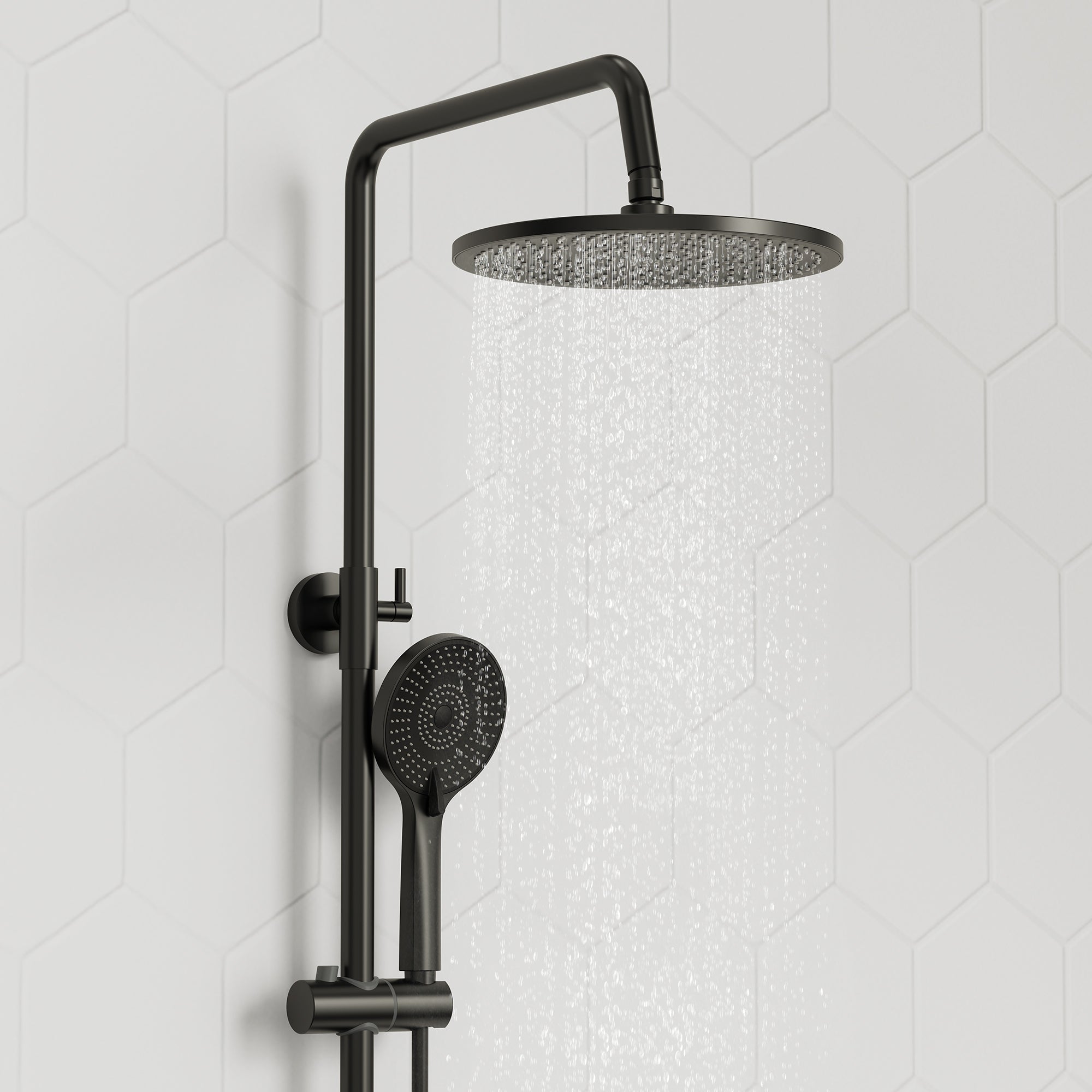 EVERSTEIN Exposed Shower System with Rain Shower