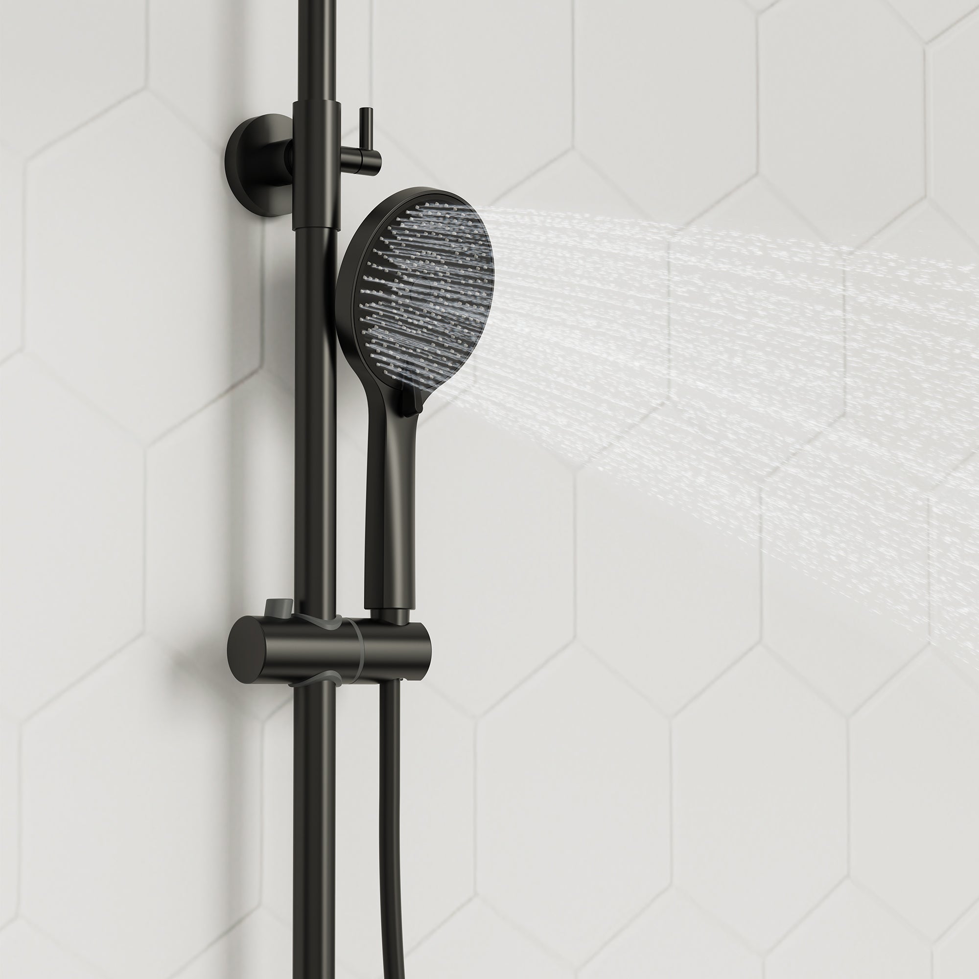 EVERSTEIN Exposed Shower System with Rain Shower
