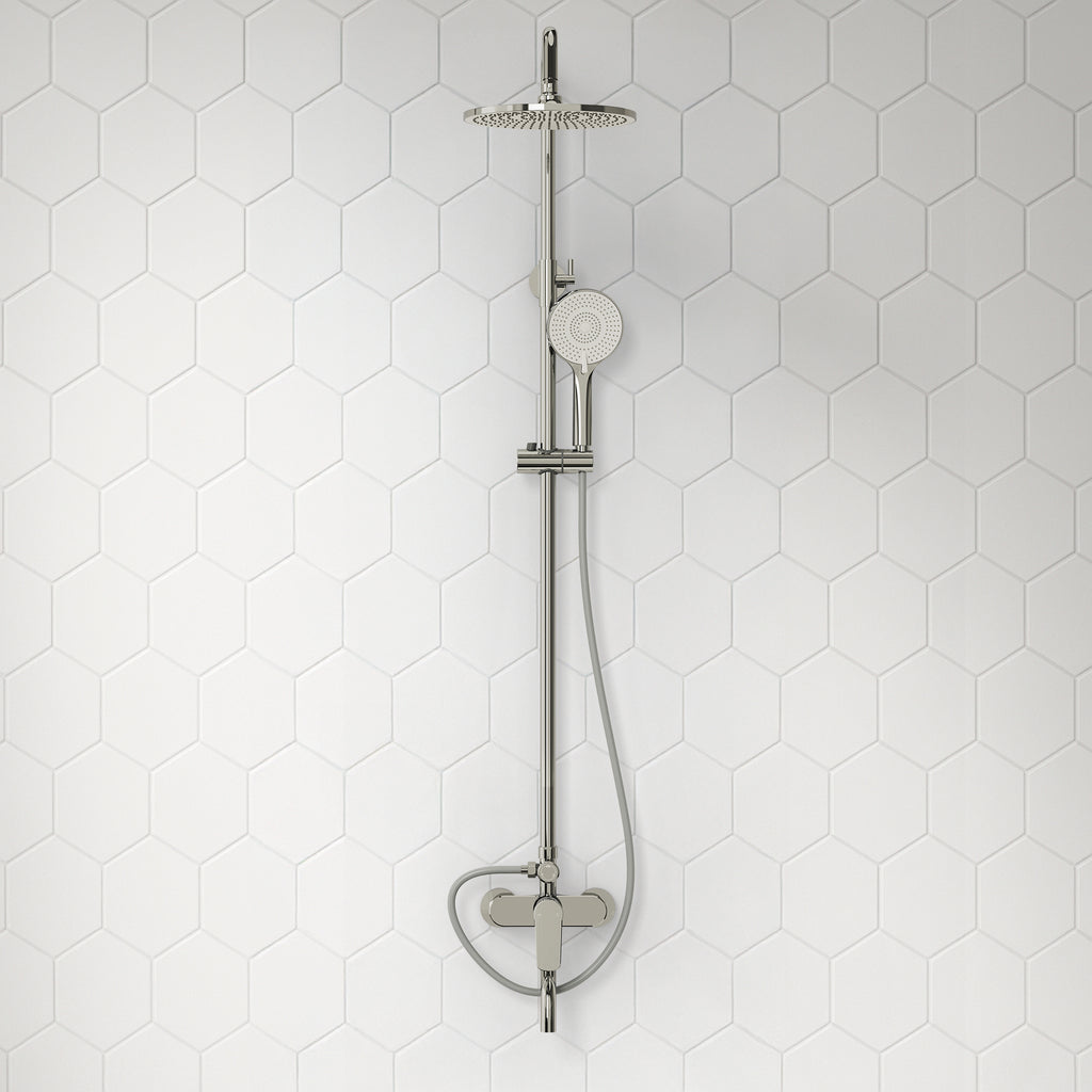 EVERSTEIN Exposed Shower System with Rain Shower