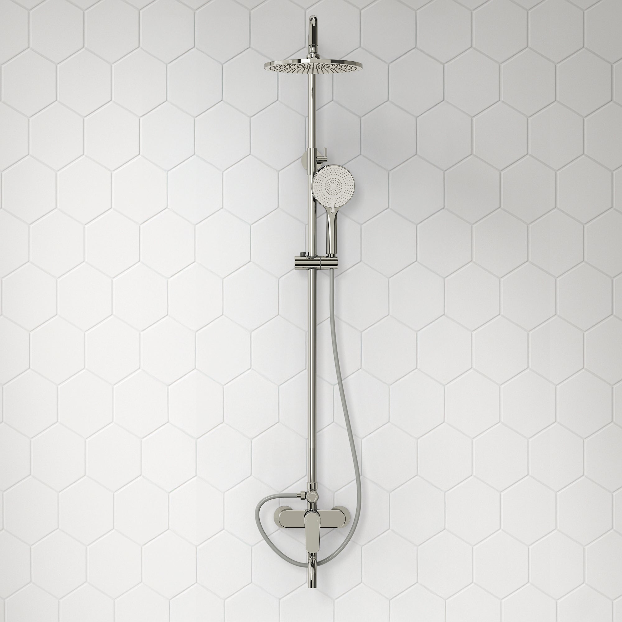EVERSTEIN Exposed Shower System with Rain Shower