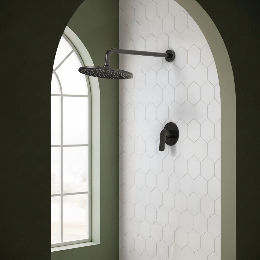 EVERSTEIN Concealed Shower System with Rain Shower