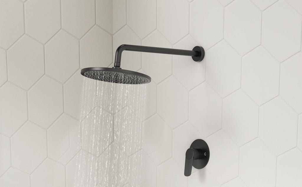 EVERSTEIN Concealed Shower System with Rain Shower