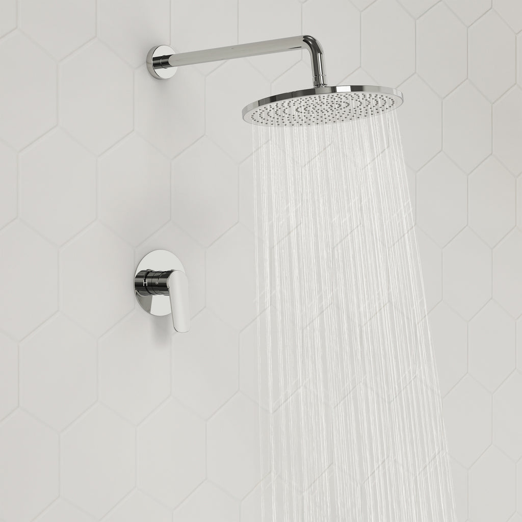 EVERSTEIN Concealed Shower System with Rain Shower