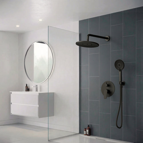 EVERSTEIN Concealed Rainfall Shower System with Handheld