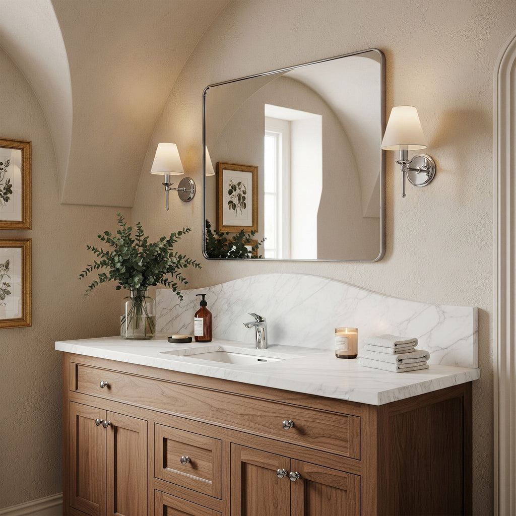EVERSTEIN Bathroom Sink Faucet with Pop-Up Drain