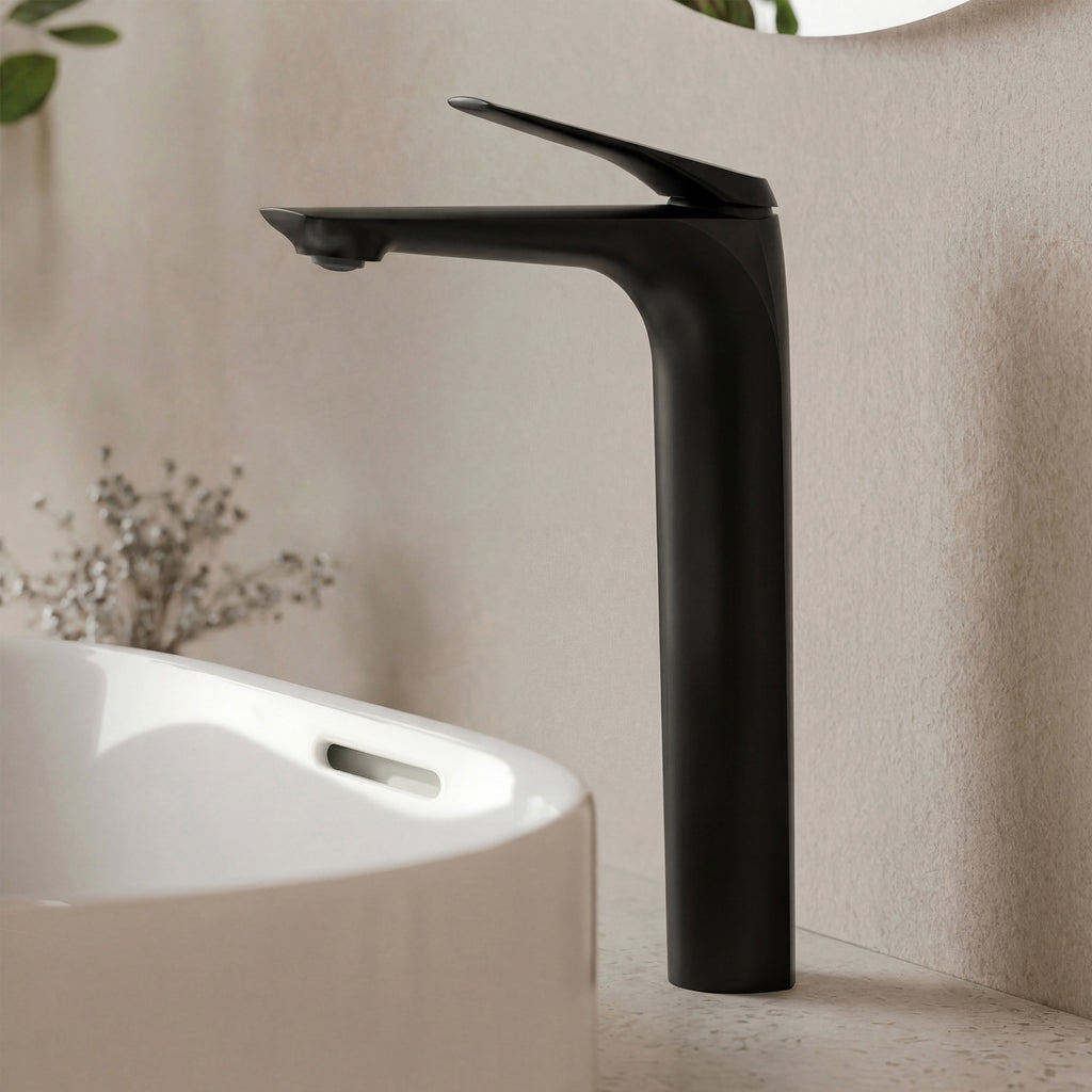 EVERSTEIN Tall Bathroom Faucet for Vessel Basin