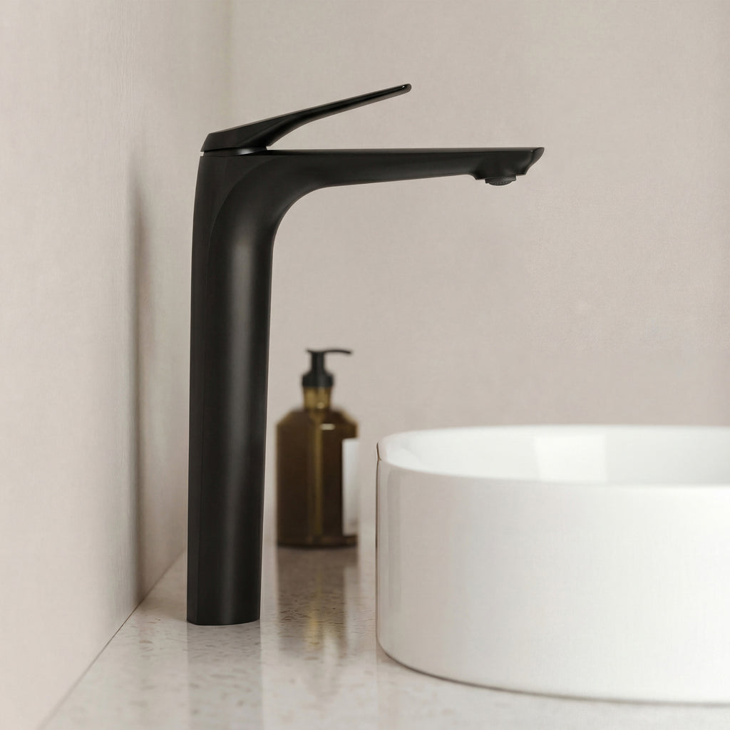 EVERSTEIN Tall Bathroom Faucet for Vessel Basin