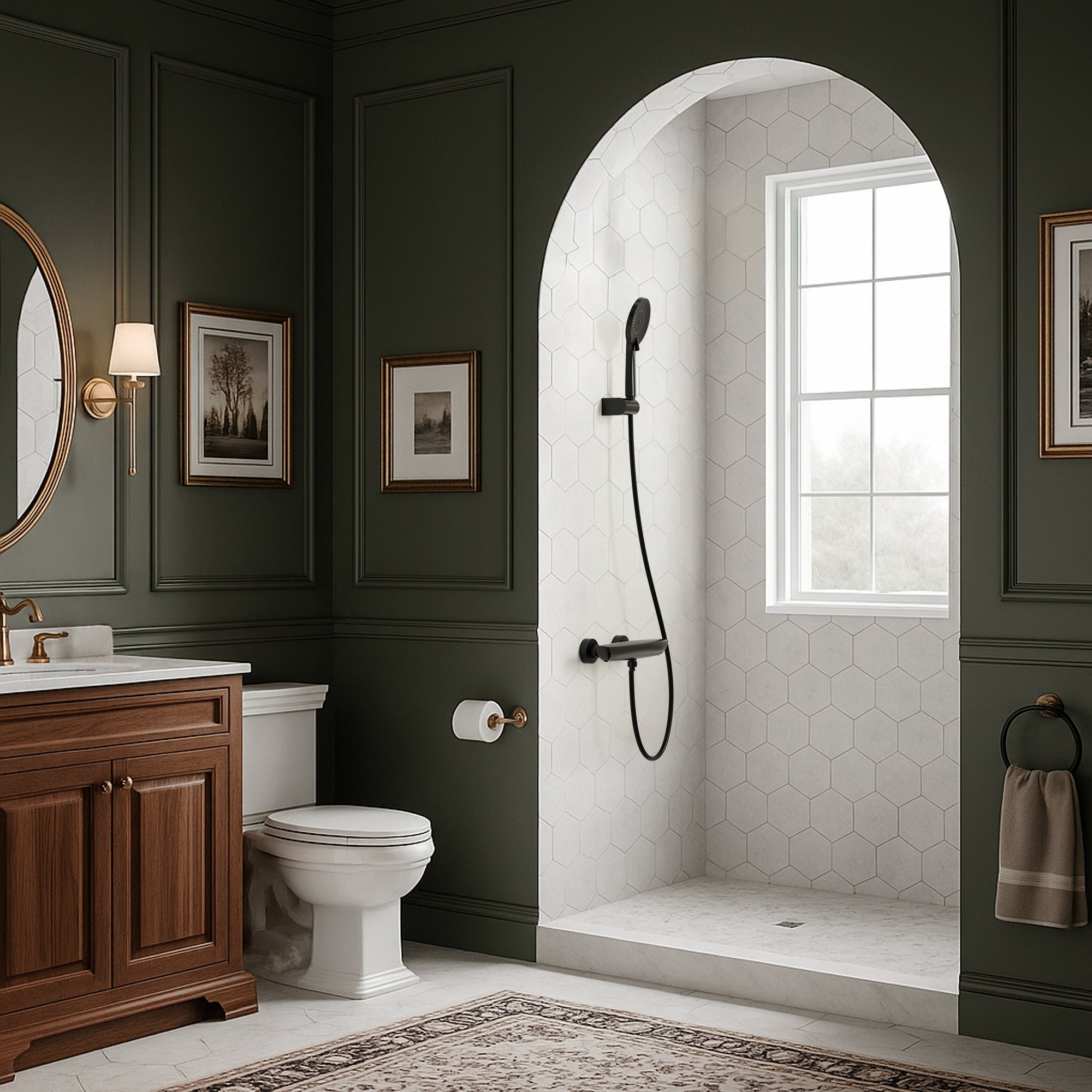 EVERSTEIN Thermostatic Shower Mixer with Hand Shower