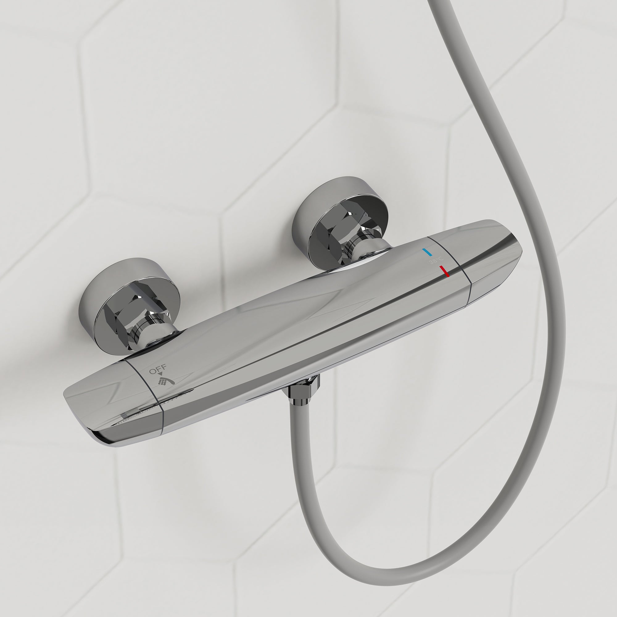 EVERSTEIN Thermostatic Shower Mixer with Hand Shower