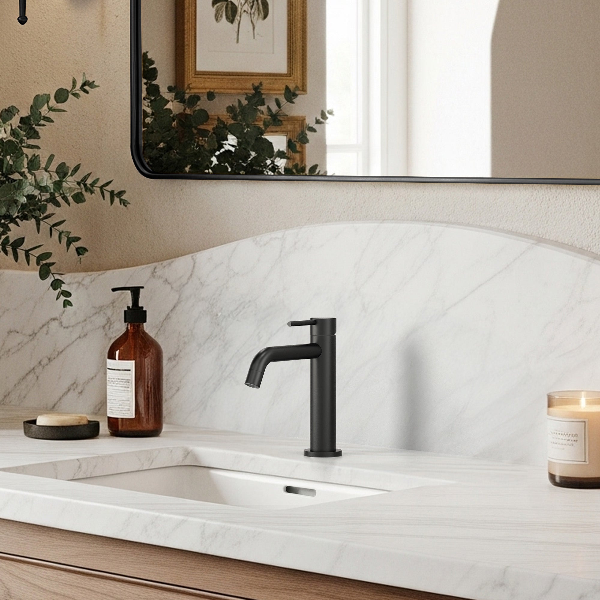EVERSTEIN Modern Bathroom Sink Faucet