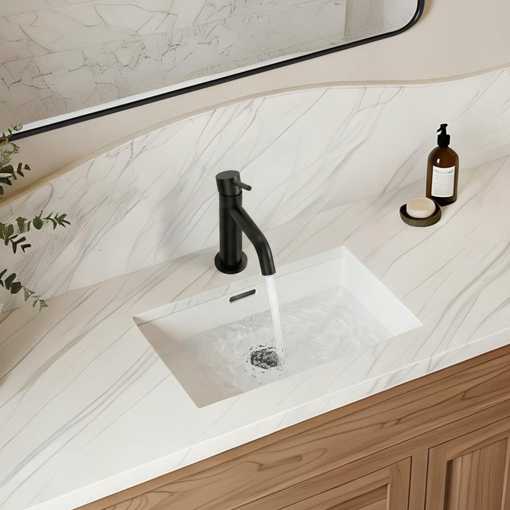 EVERSTEIN Modern Bathroom Sink Faucet