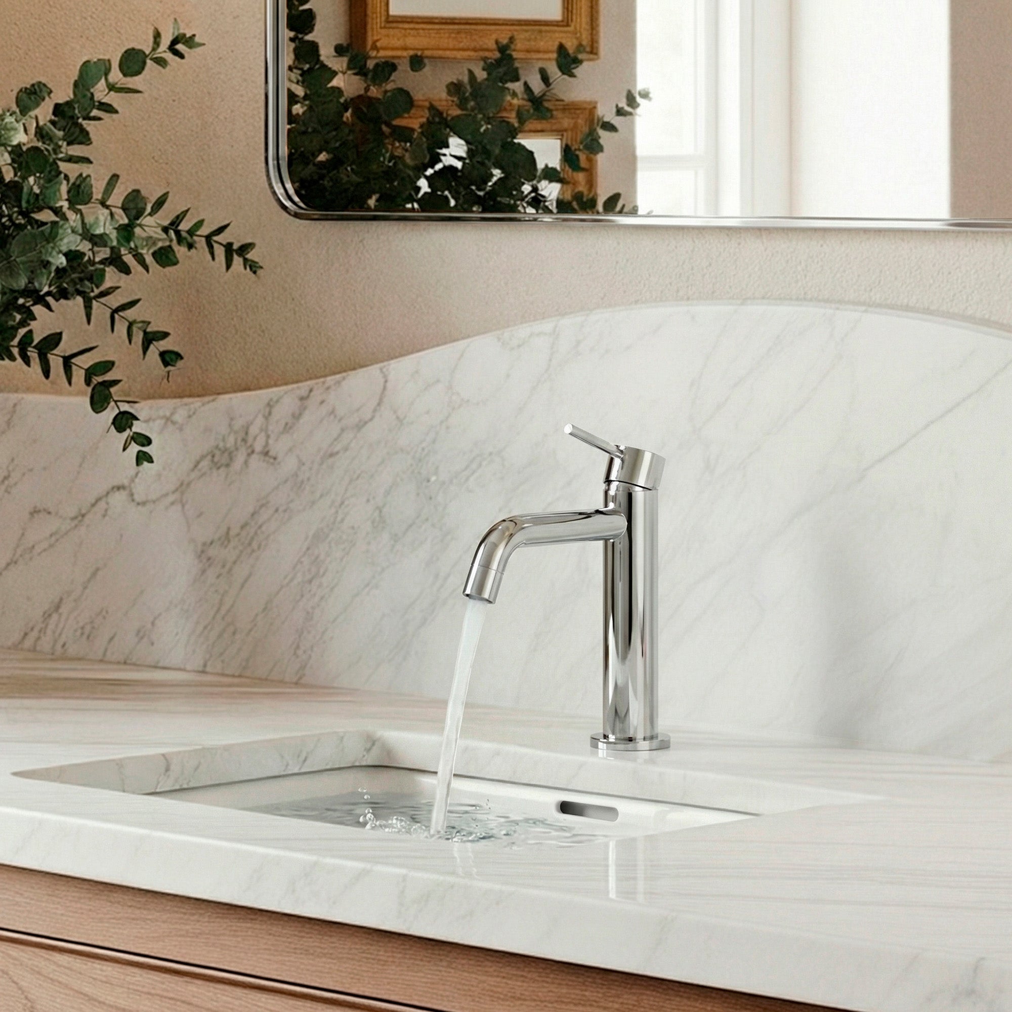 EVERSTEIN Modern Bathroom Sink Faucet