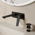 EVERSTEIN Wall Mounted Bathroom Sink Faucet with Single Handle