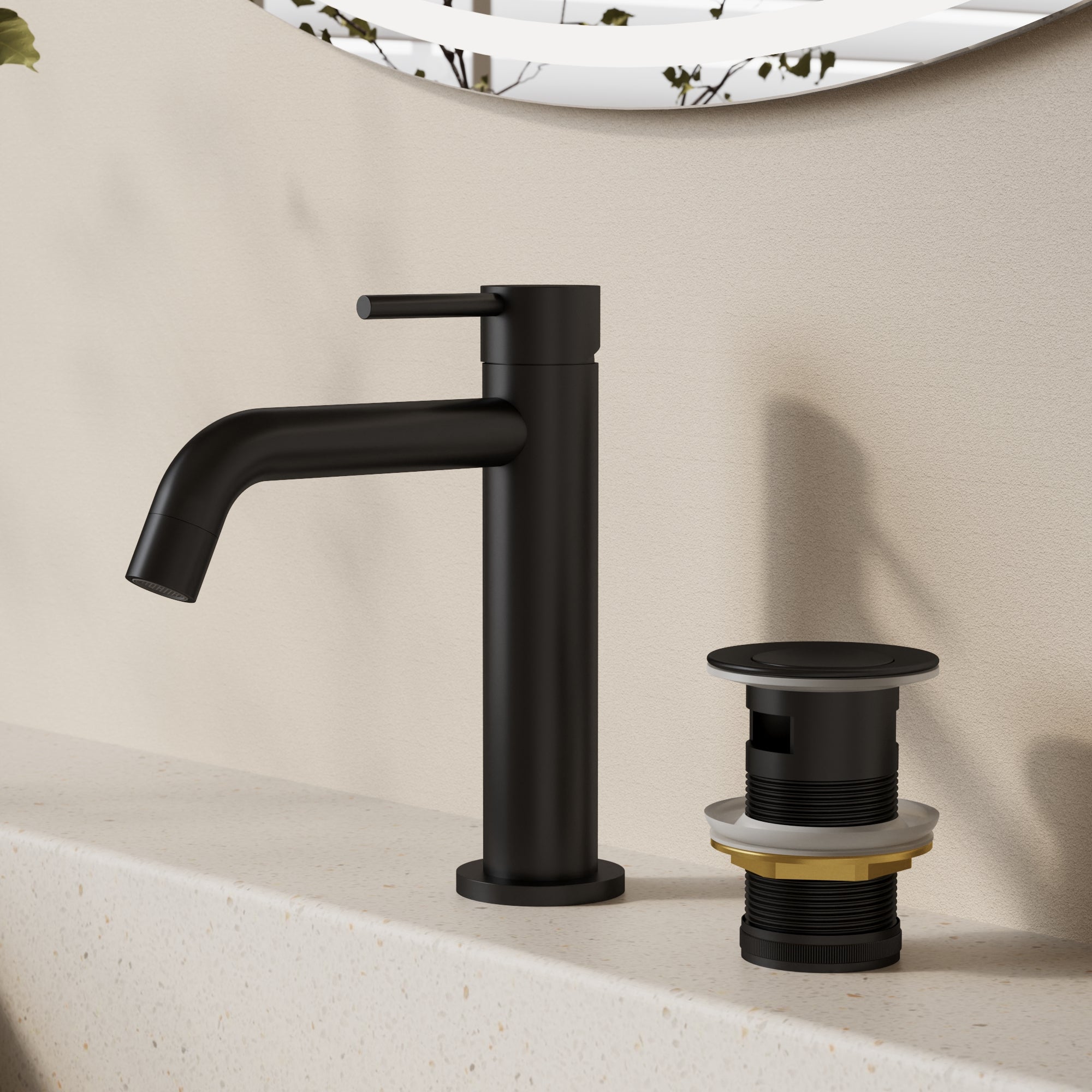 EVERSTEIN Modern Bathroom Sink Faucet