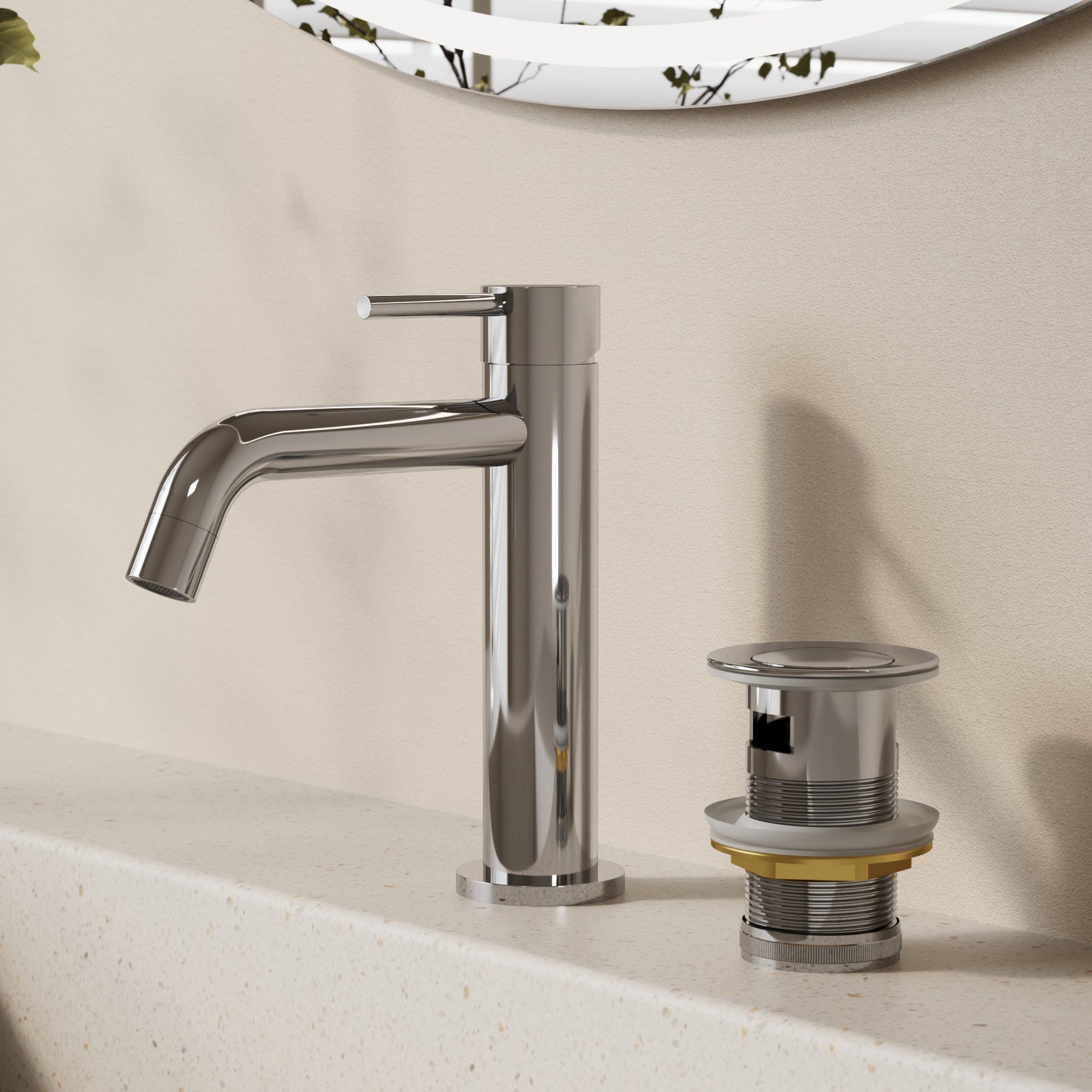 EVERSTEIN Modern Bathroom Sink Faucet