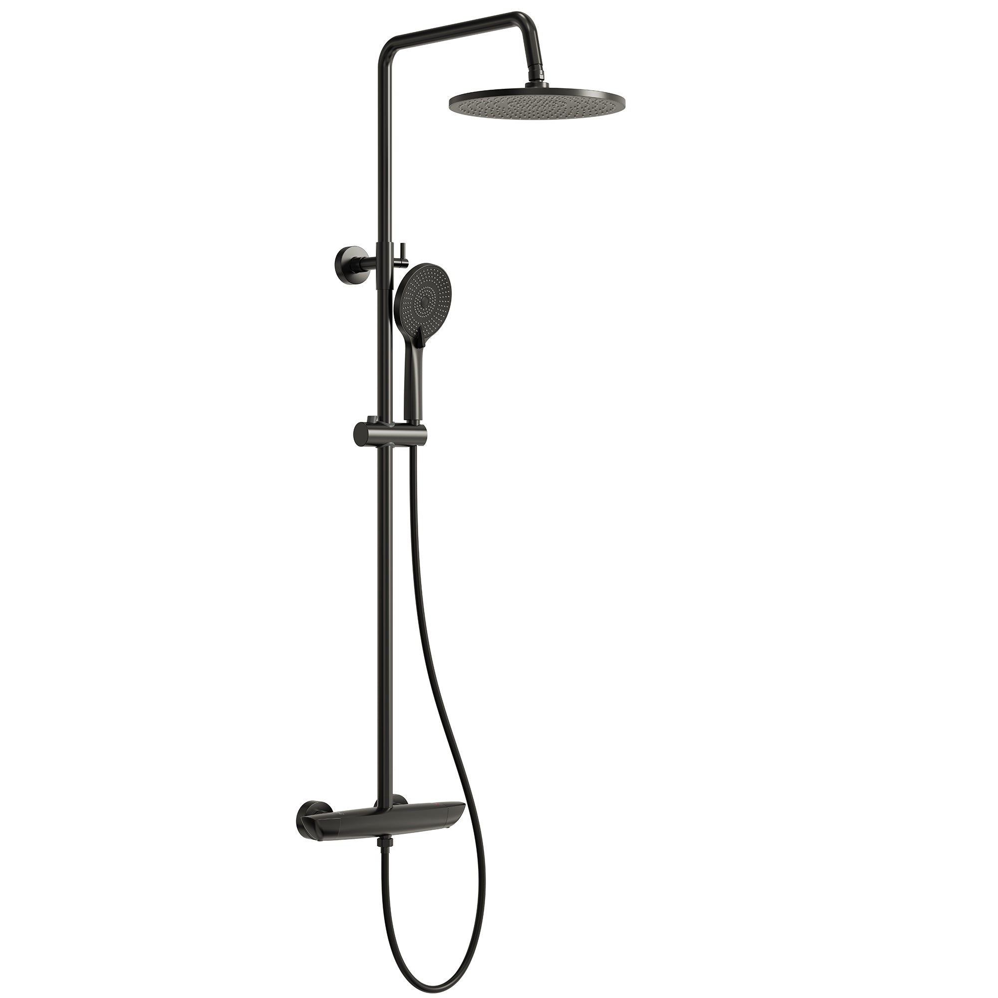 EVERSTEIN Thermostatic Shower System with Rain Shower and Hand Shower