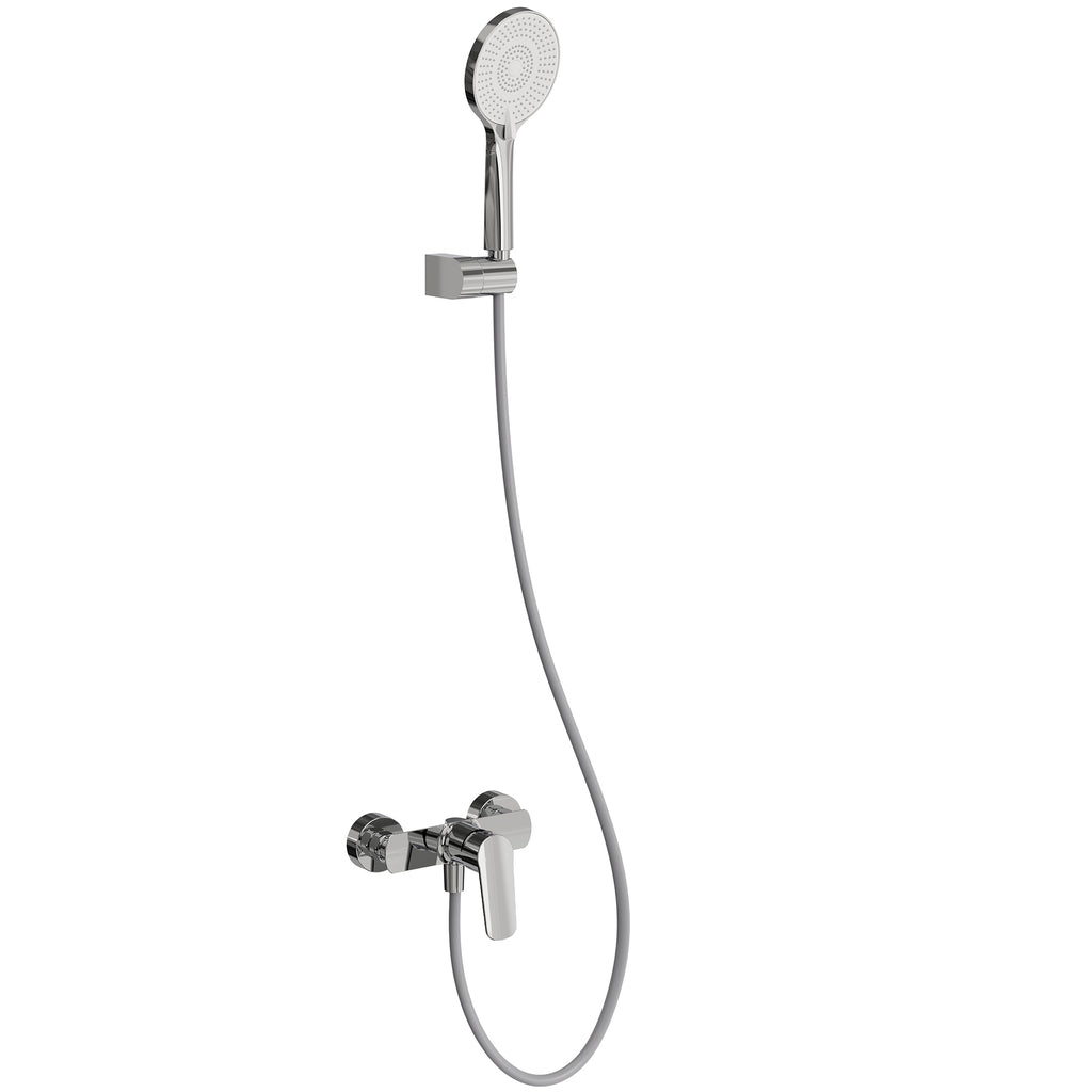 EVERSTEIN Aufputz-Duscharmatur mit 3-Strahl-Handbrause