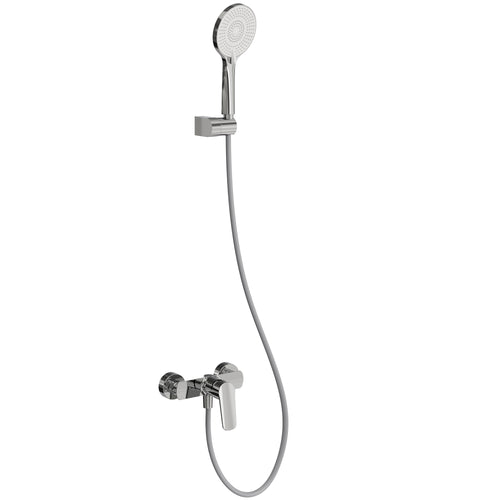 EVERSTEIN Aufputz-Duscharmatur mit 3-Strahl-Handbrause