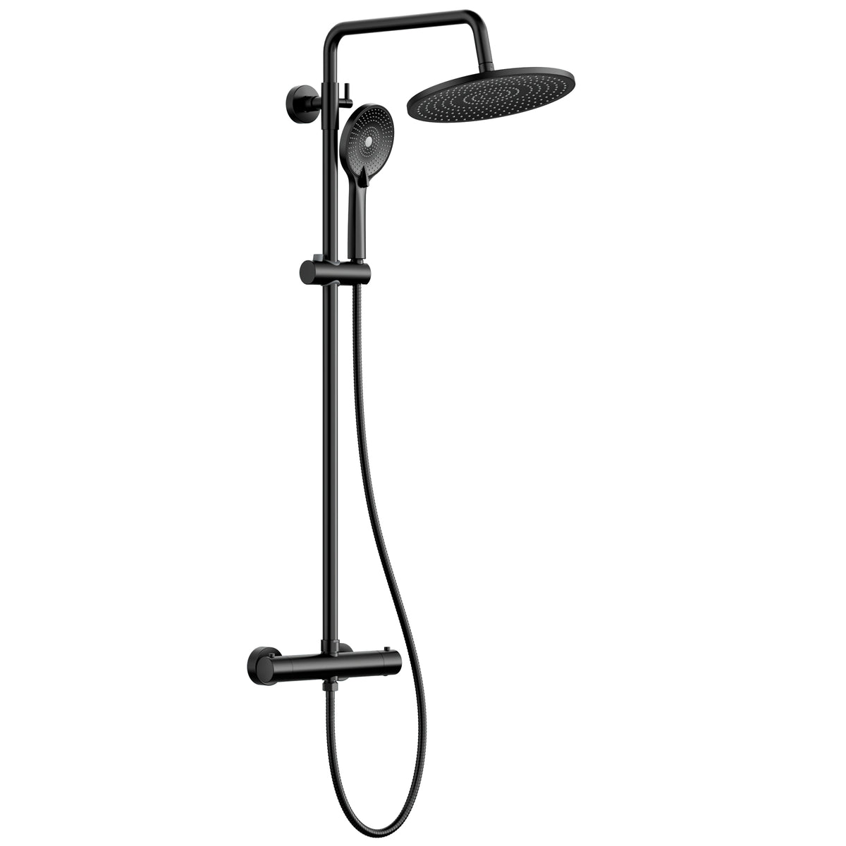 EVERSTEIN Duscharmatur Komplettset Regendusche Thermostat