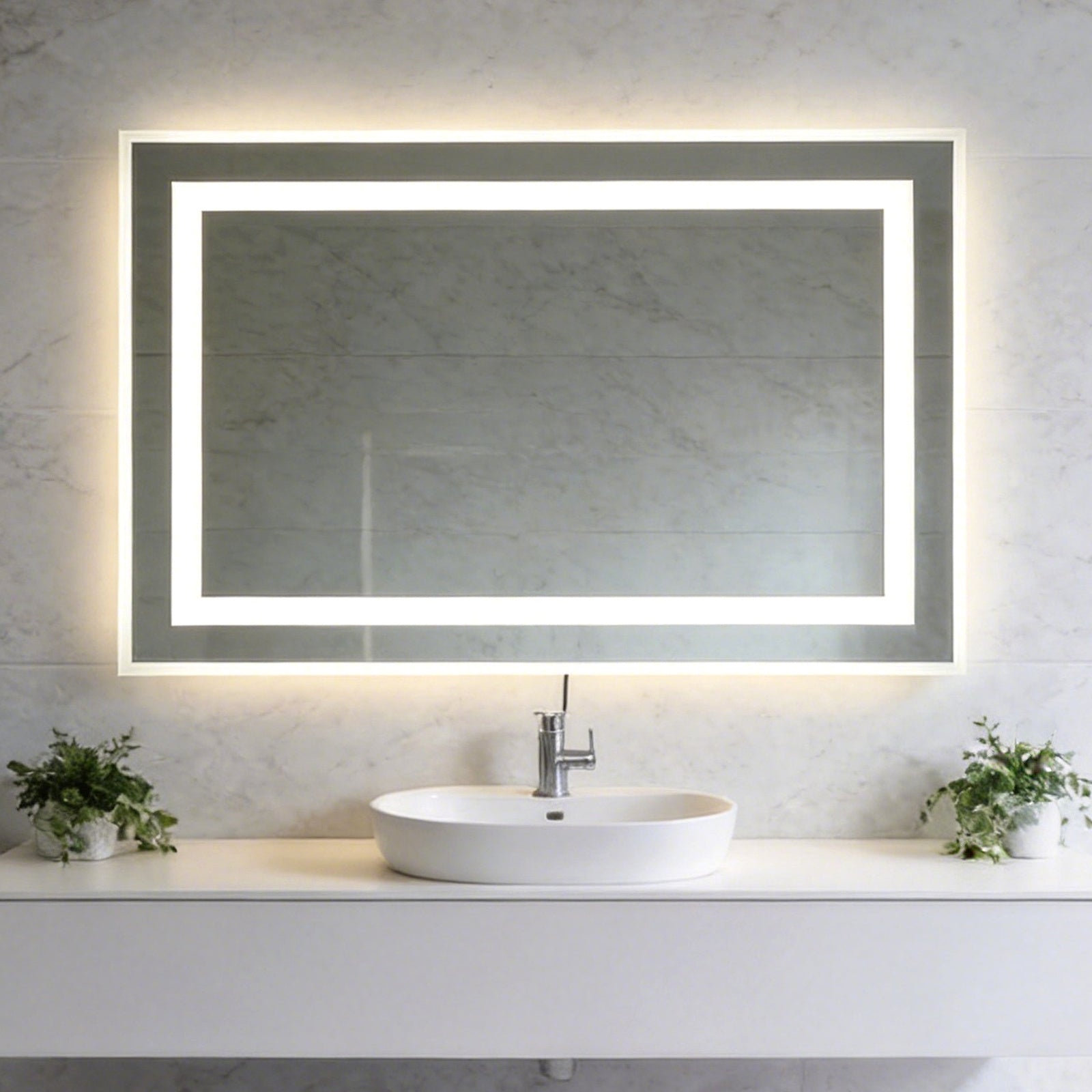 EVERSTEIN LED Bathroom Mirror 1219×762mm
