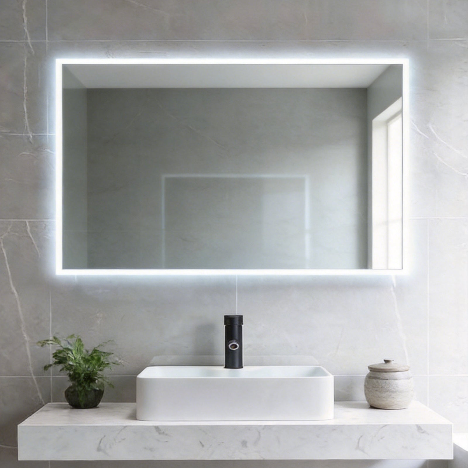 EVERSTEIN LED Bathroom Mirror 610×787mm